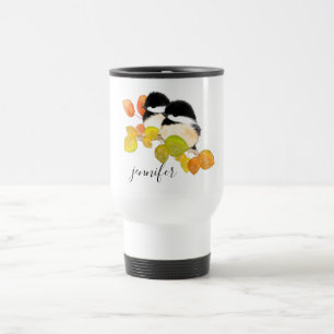Cute chickadee Birds Tourisme personnalisé Mug