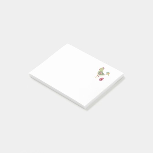 Cute Chicken and the Egg Post-it® Notes (Schuin)