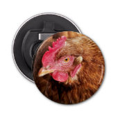 CUTE CHICKEN BUTTON FLESOPENER (Voorkant)