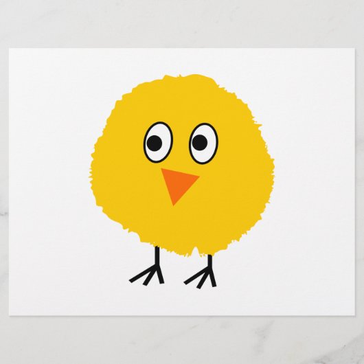 Cute Chicken cartoon Flyer (Voorkant)