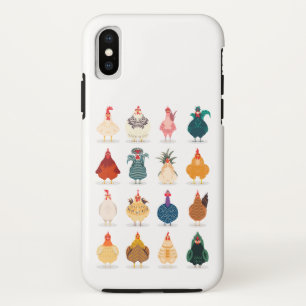 Cute Chicken iPhone X Hoesje