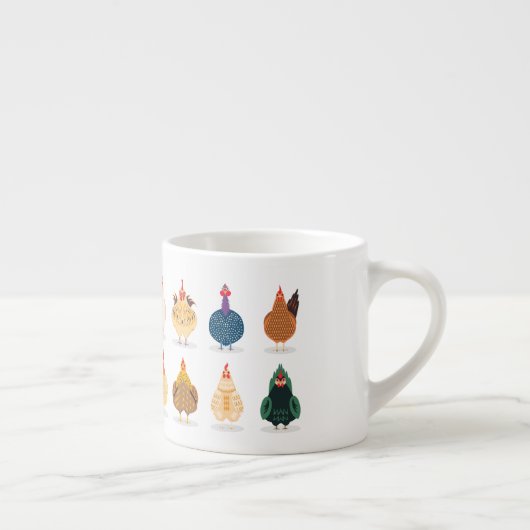 Cute Chicken Espresso Kop (Rechts)