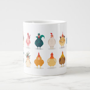 Cute Chicken Extra Grote Beker