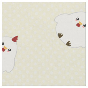 Cute Chicken Fabric Stof