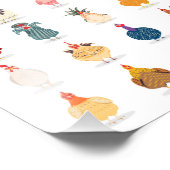 Cute Chicken Foto Afdruk (Hoek)