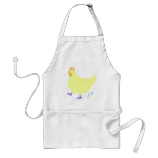 Cute chicken-"hun" in het Yiddish Standaard Schort