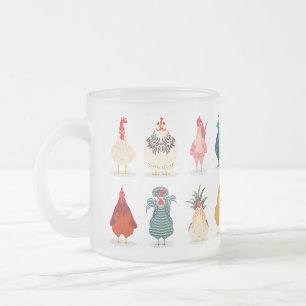Cute Chicken Matglas Koffiemok