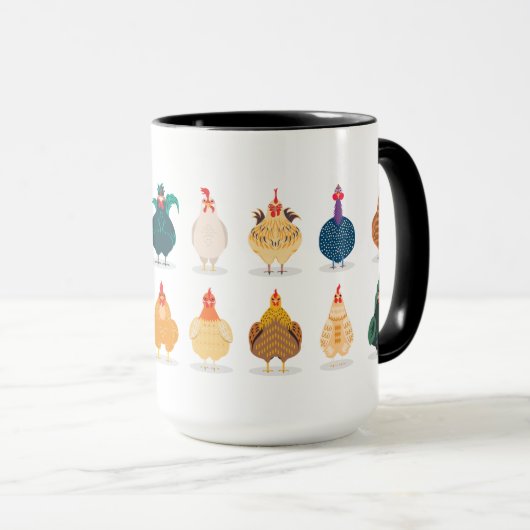 Cute Chicken Mok (Voorkant rechts)