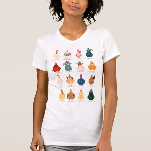 Cute Chicken T-shirt (Voorkant)