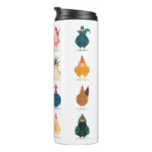 Cute Chicken Thermosbeker (Geroteerd rechts)