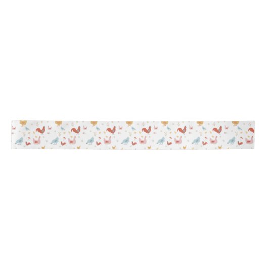 Cute Chickens Hens and Baby Chicks Lint (Voorkant)