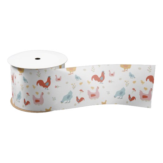 Cute Chickens Hens and Baby Chicks Lint (Spoel)
