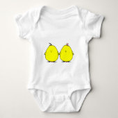 Cute Chicks Baby One-Piece Romper (Voorkant)