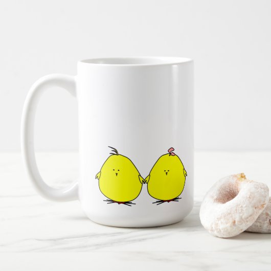 Cute Chicks Coffee Mok (Met donut)