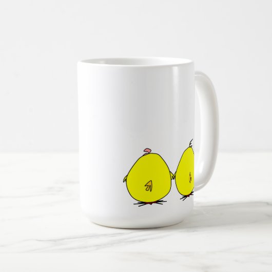Cute Chicks Coffee Mok (Voorkant rechts)