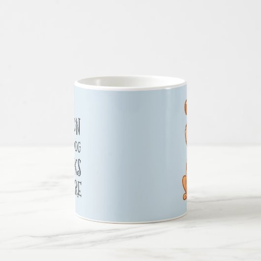 Cute Chien 11 oz Mug classique (Centre)