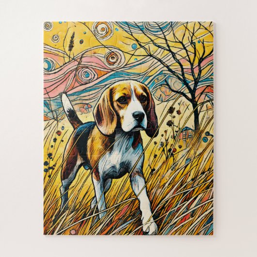 Cute Chien 50 Piece Kids Puzzle (Vertical)
