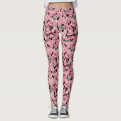 Cute Chien Motif Leggings (Devant)