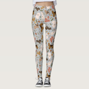Cute Chien Motif Leggings