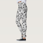 Cute Chien Motif Leggings (Gauche)