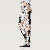 Cute Chien Motif Leggings (Gauche)