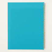 Cute Chien Peinture rose Bleu Aimer Temps Été Plan (Dos)