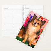 Cute Chihuahua Amide Spring Flowers (Devant avec enveloppe)