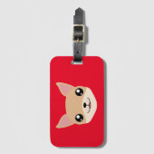 Cute Chihuahua Bagagelabel (Voorkant (verticaal))