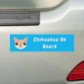 Cute Chihuahua Bumpersticker (Op auto)