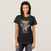 Cute Chihuahua Dog Angel With Wings  T-shirt (Voorkant volledig)