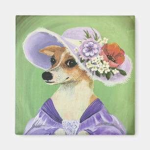 Cute Chihuahua Dress Up Magnet Magneet