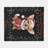 Cute Chihuahua Fleece Blanket Deken (Voorkant (Horizontaal))