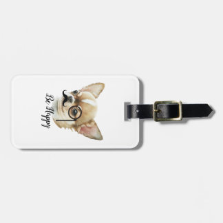 Cute Chihuahua Hondenliefhebber Bagagelabel