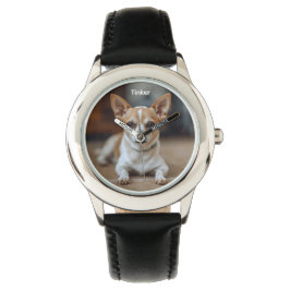 Cute Chihuahua Kid's Personalized Watch Horloge