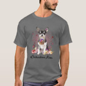 Cute Chihuahua Ma Flower Happy Moederdag Love T-shirt (Voorkant)