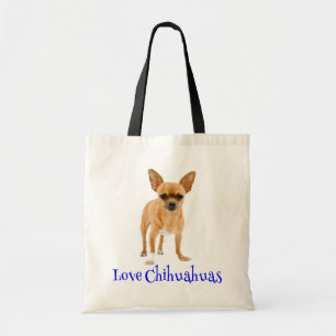 Cute Chihuahua mam Puppy Dog Dad Rescue Adoption Tote Bag