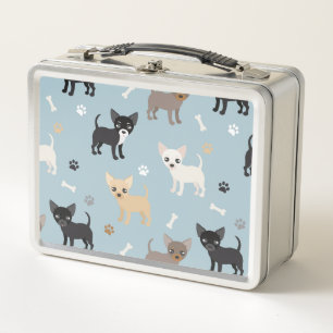 Cute Chihuahua Pattern Blue