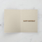 Cute Chihuahua portant une carte d'anniversaire de (Intérieur)