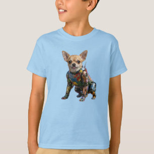 Cute Chihuahua Robot Kinder T-Shirt