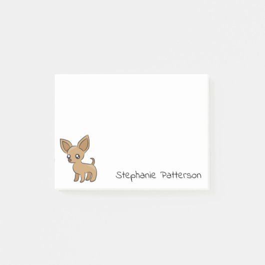 Cute Chihuahua Tiny Dog Custom Post-it® Notes (Voorkant)