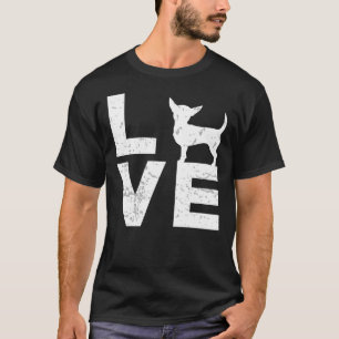 Cute Chihuahua voor mannen en vrouwen T-shirt