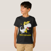 Cute Childhood Cancer Awareness Dinosaur Boys Kind T-shirt (Voorkant volledig)