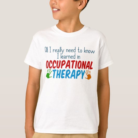Cute Childrens Occupational Therapy Kinder T-shirt (Voorkant)