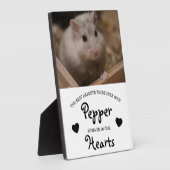 Cute Children's Pet Memorial Fotoplaat (Zijkant)