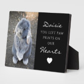 Cute Children's Pet Photo Memorial Fotoplaat (Zijkant)