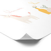 Cute Child's Waterverf Alphabet Poster (Hoek)