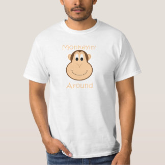 Cute chimp mannen t-shirt