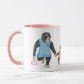 Cute chimpanzé tasse pour une tante géniale (Gauche)