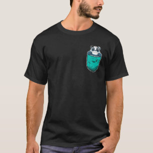 Cute China Panda Beer Pocket Animal Cute Wildlife T-shirt