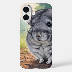 Cute Chinchilla iPhone 16 Hoesje